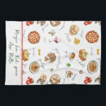 Fun Italian Food Lover Mangia Bene Theedoek<br><div class="desc">Celebrate your love of Italian food with this fun kitchen towel featuring pizza, pasta, wine, espresso, and more! Perfect for home cooks and chefs who adore Italian cuisine, this colorful design adds flavor and joy to every meal prep. Mangia bene, Ridi spresso, Ama molto! (Eat well, laugh often, love much)....</div>