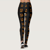Fun Jack O Lantern Halloween Leggings (Achterkant)