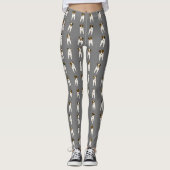 Fun Jack Russell Terriers grijs of ENIGE kleur Leggings (Voorkant)
