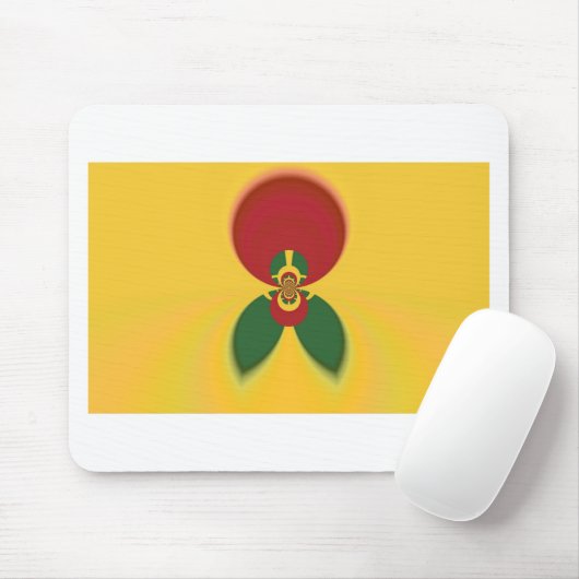 Fun Jamaican Raster Gift Colors Muismat (Met muis)