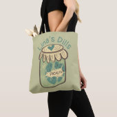 Fun Jar of Pickles Dill Green Food Lover Tote Bag (Dichtbij)
