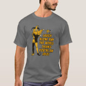 Fun Jester, Laugh Alone en de wereld denken dat je T-shirt (Voorkant)