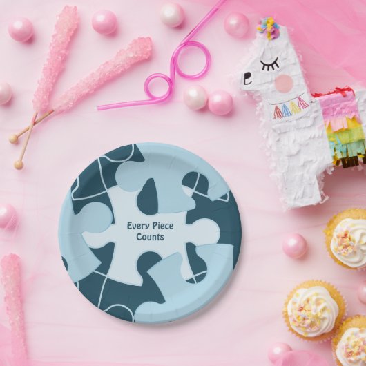 Fun Jigsaw Puzzle Custom Birthday Party Motto Papieren Bordje (Feest)