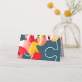 Fun Jigsaw Puzzle Kids Birthday Plaatskaartje (Achterkant)