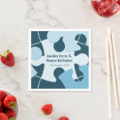 Fun Jigsaw Puzzle Kids Happy Birthday Name Blue Servet (Insitu)