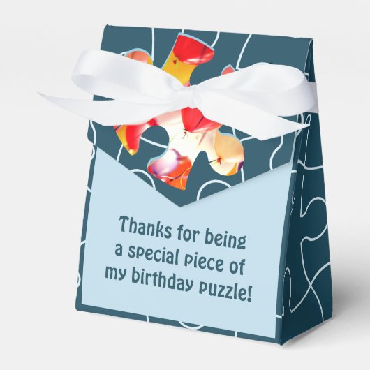 Fun Jigsaw Puzzle Kids Happy Birthday Thank You Bedankdoosjes (Voorkant Zijde)