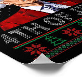 Fun Joe Biden blij met de feestelijke kerst van ju Poster (Hoek)