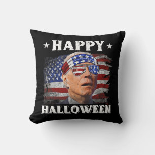 Fun Joe Biden Happy Halloween verward met juli Kussen