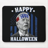 Fun Joe Biden Happy Halloween, verward voor de 4e  Muismat (Voorkant)