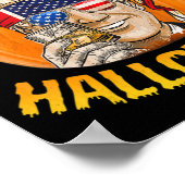 Fun Joe Biden Pumpkin Happy Halloween Confused the Poster (Hoek)