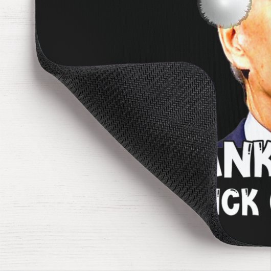 Fun Joe Biden Santa Hat Merry Thanksgiving Kerstmi Muismat (Hoek)