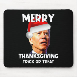 Fun Joe Biden Santa Hat Merry Thanksgiving Kerstmi Muismat
