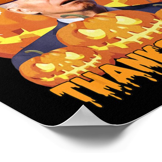 Fun Joe Biden verwarde de Thanksgiving van de groe Poster (Hoek)