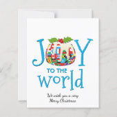 Fun JOTO to the WORLD Budget Kerstcard (Voorkant)