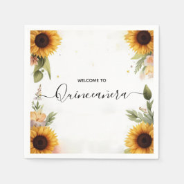 Fun Joy Lily Twin Dual Joint Dubbele Quinceanera Servet