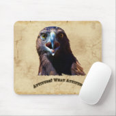 Fun Juvenile Bald Eagle Bad Attitude Wildlife Muismat (Met muis)