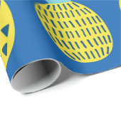 Fun-kaart met ananassen. cadeaupapier (Rol Hoek)
