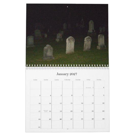 Fun-kalender-graveyards Kalender (Jan 2027)