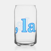 Fun Kamala Harris Comma La Blikvorm Glas (Voorkant)