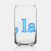 Fun Kamala Harris Comma La Blikvorm Glas (Achterkant)