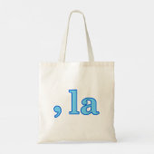 Fun Kamala Harris Comma La Tote Bag (Achterkant)