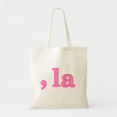 Fun Kamala Harris Pink Comma La Tote Bag (Voorkant)