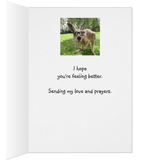 Fun Kangaroo G'day Mate Australian Animal Get (Binnen (Rechts))