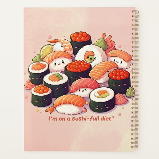 Fun Kawaii Sushi Planner (Achterkant)