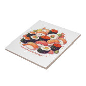 Fun Kawaii Sushi Tegeltje (Zijkant)