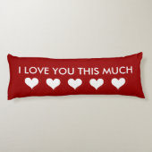 Fun Keep Calm Body Pillow Lichaamskussen (Achterkant)