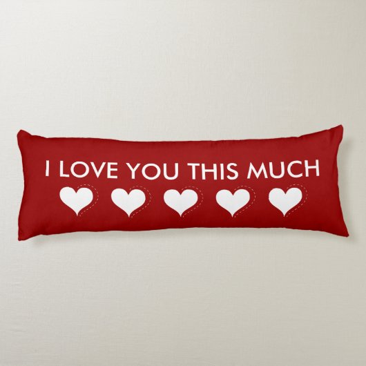 Fun Keep Calm Body Pillow Lichaamskussen (Achterkant)