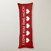 Fun Keep Calm Body Pillow Lichaamskussen (Achterkant (Verticaal))