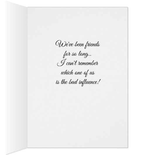 Fun Keeping in Touch Call Me BFF Friends antique (Binnen (Rechts))