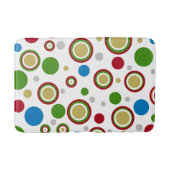 Fun kerst Geometric Red Blauw Badmat (Voorkant)