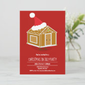 Fun kerst in uitnodiging van juli (Staand voorkant)