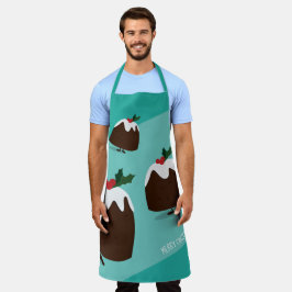 Fun kerst-kerstfeestmaal schort