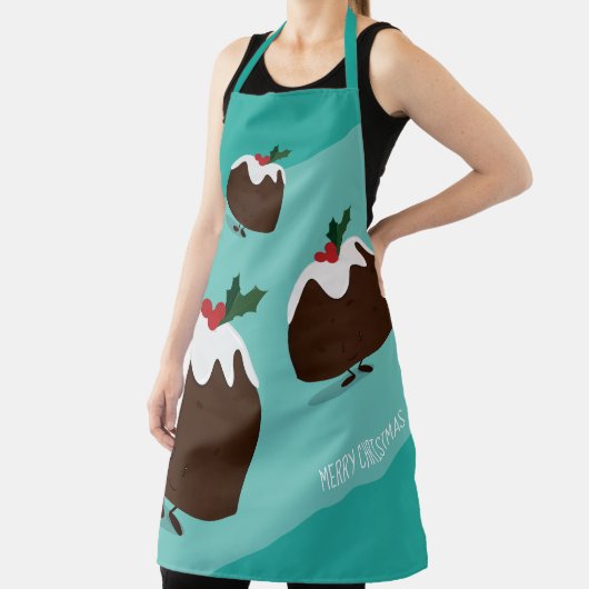 Fun kerst-kerstfeestmaal schort (Insitu)