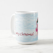 Fun kerst met kerst! koffiemok (Voorkant links)