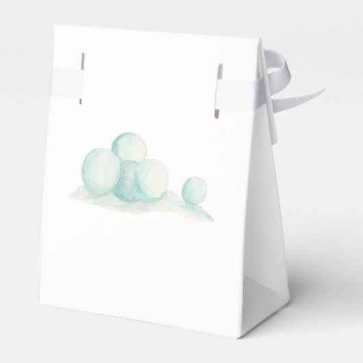 Fun kerst Snowman Bedankdoosjes (Achterkant)