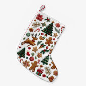 Fun kerst stoppen kleine kerstsok (Voorkant (Hangend))