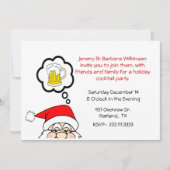 Fun kerst-uitnodiging kaart (Voorkant)