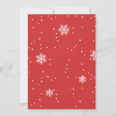 Fun Kerstkoekje geheime kerstfeest Kaart (Achterkant)