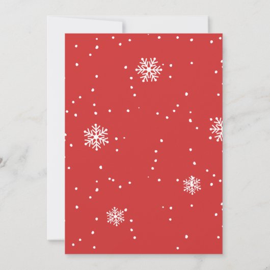 Fun Kerstkoekje geheime kerstfeest Kaart (Achterkant)