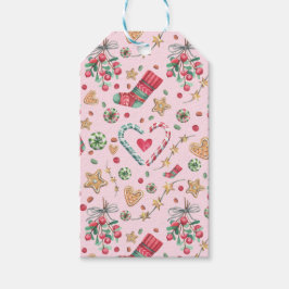 Fun kerstkoekjes en Snoepjes Cadeaulabel