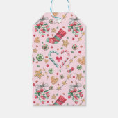 Fun kerstkoekjes en Snoepjes Cadeaulabel (Achterkant)