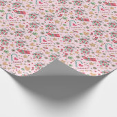 Fun kerstkoekjes en Snoepjes     Cadeaupapier (Hoek)