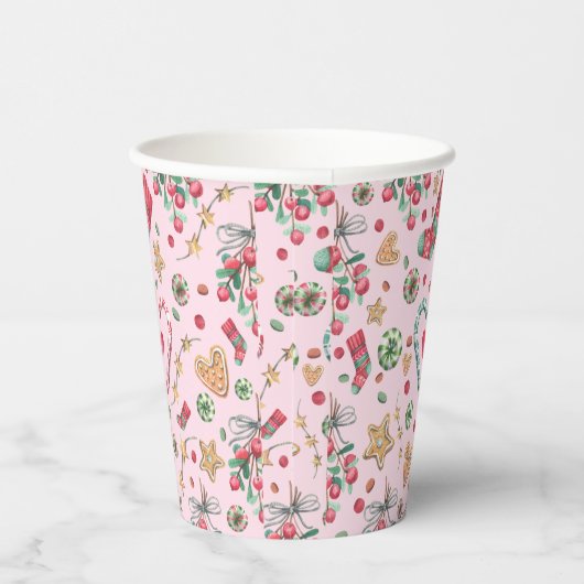 Fun kerstkoekjes en Snoepjes      Papieren Bekers (Rechts)