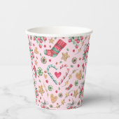 Fun kerstkoekjes en Snoepjes Papieren Bekers (Voorkant)