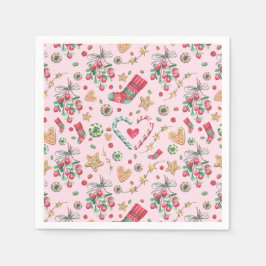 Fun kerstkoekjes en Snoepjes Servet