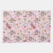 Fun kerstkoekjes en Snoepjes   Theedoek (Horizontaal)